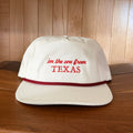 I'm The One From Texas Rope Hat