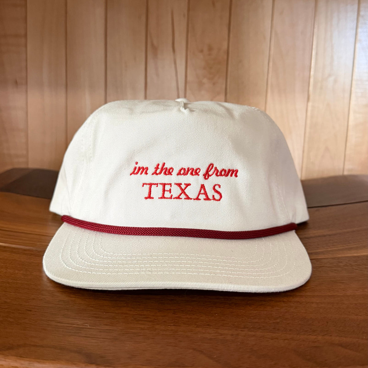 I'm The One From Texas Rope Hat