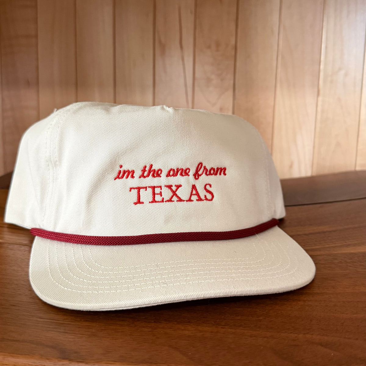 I'm The One From Texas Rope Hat