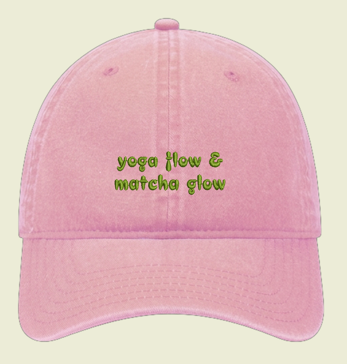 Yoga Flow & Matcha Glow dad hat